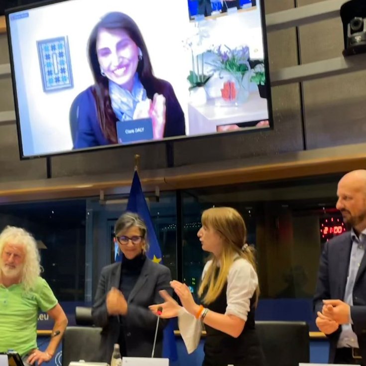 Last week we'd the privilege of holding a public hearing for @FranceskAlbs, Daniel Levy & Diana Buttu in @Europarl_EN. Extraordinary meeting, attended by large numbers of staff from Brussels institutions. @ManuPineda @wallacemick @BotengaM @Left_EU 👉 youtube.com/playlist?list=…