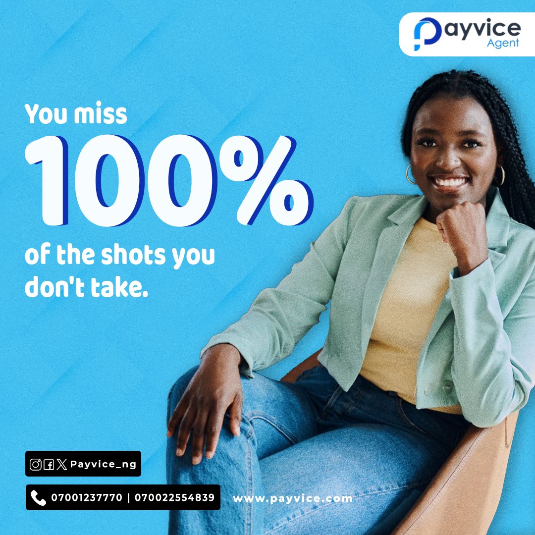 payvice_ng's tweet photo. A reminder to take advantage of opportunities head on and make the most of it.

#mondaymotivation 
#POSAgent
#Payvicepadi https://t.co/XgdgHoqv4H