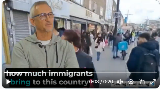 Mid-wit @garylineker waxes lyrically on migration, while @AnnabelDenham1 brings us the facts. The govt's own figures say to be a net tax contributor to Britain you have to earn £38,700 a year. So we've imported millions who are a burden to society, adding to NHS queues, schools…