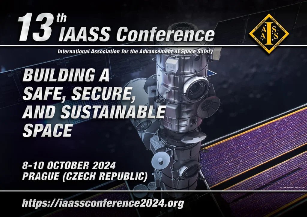 IAASS Space Safety (@spacesafety) on Twitter photo Interested in presenting your work to an international space safety audience? Then don't forget that the deadline to submit an abstract for the 13th <a href="/SpaceSafety/">IAASS Space Safety</a> Conference in Prague is May 15.
For more info, visit the conference website at iaassconference2024.org Interested in presenting your work to an international space safety audience? Then don't forget that the deadline to submit an abstract for the 13th <a href="/SpaceSafety/">IAASS Space Safety</a> Conference in Prague is May 15.
For more info, visit the conference website at iaassconference2024.org