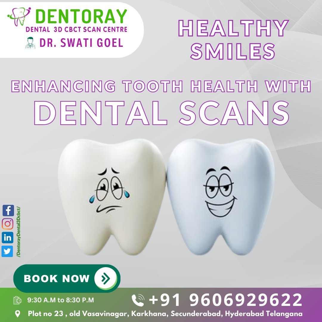 #HealthySmiles #DentalScans #OralHealth #DentalHealth #PreventiveDentistry #DentalCare #OralWellness #DentalTechnology #SmileCare #Dentoray #DrSwatiGoel #Secunderabad #BestDentalCare #TopDentalCentre #HappyTeeth #Radiology #DentalServices #DentalExpertise #AdvancedDentistry