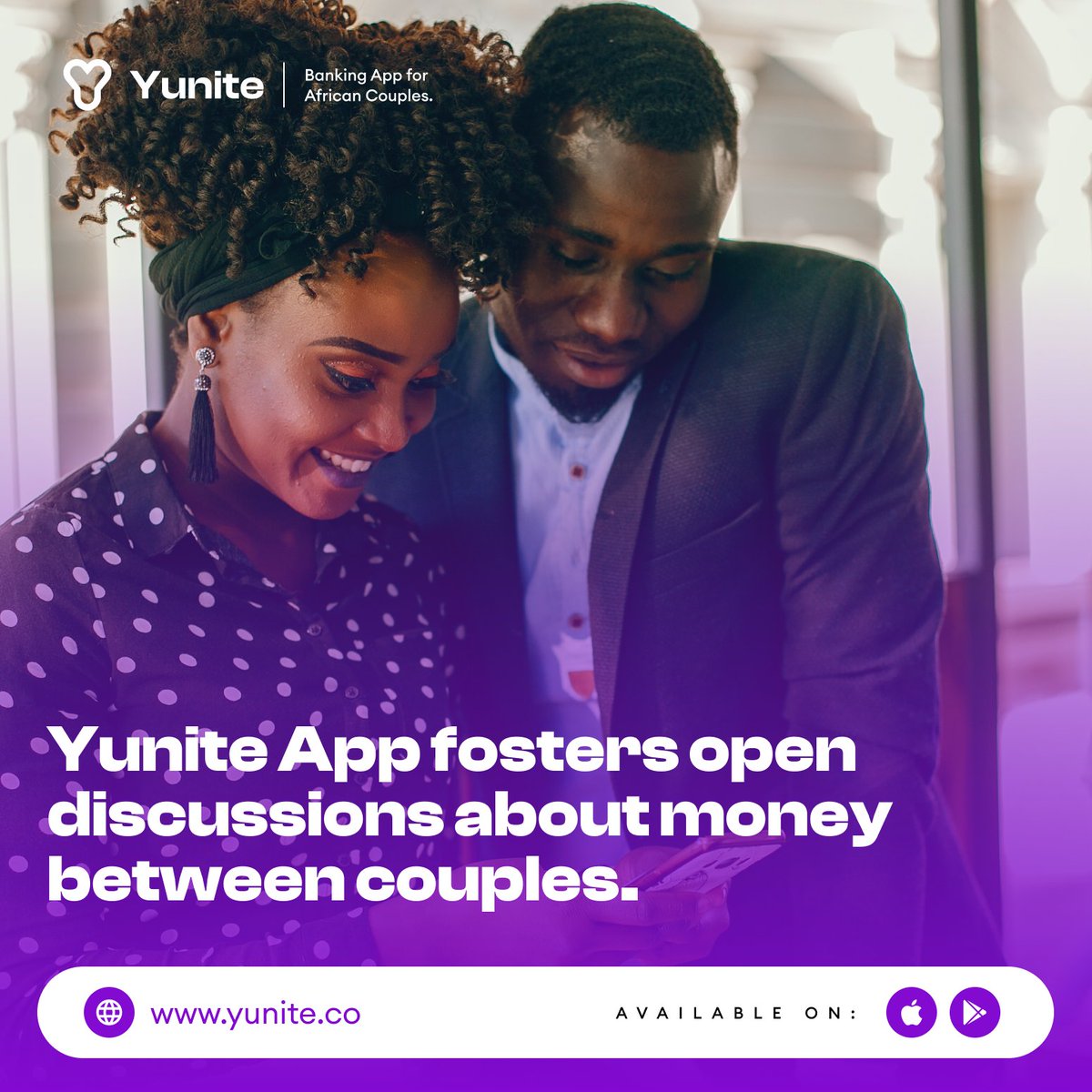 At Yunite, we believe in the importance of financial transparency and communication in relationships. That's why our app is designed to facilitate open discussions about money, empower couples to make informed decisions, and work towards shared financial goals.