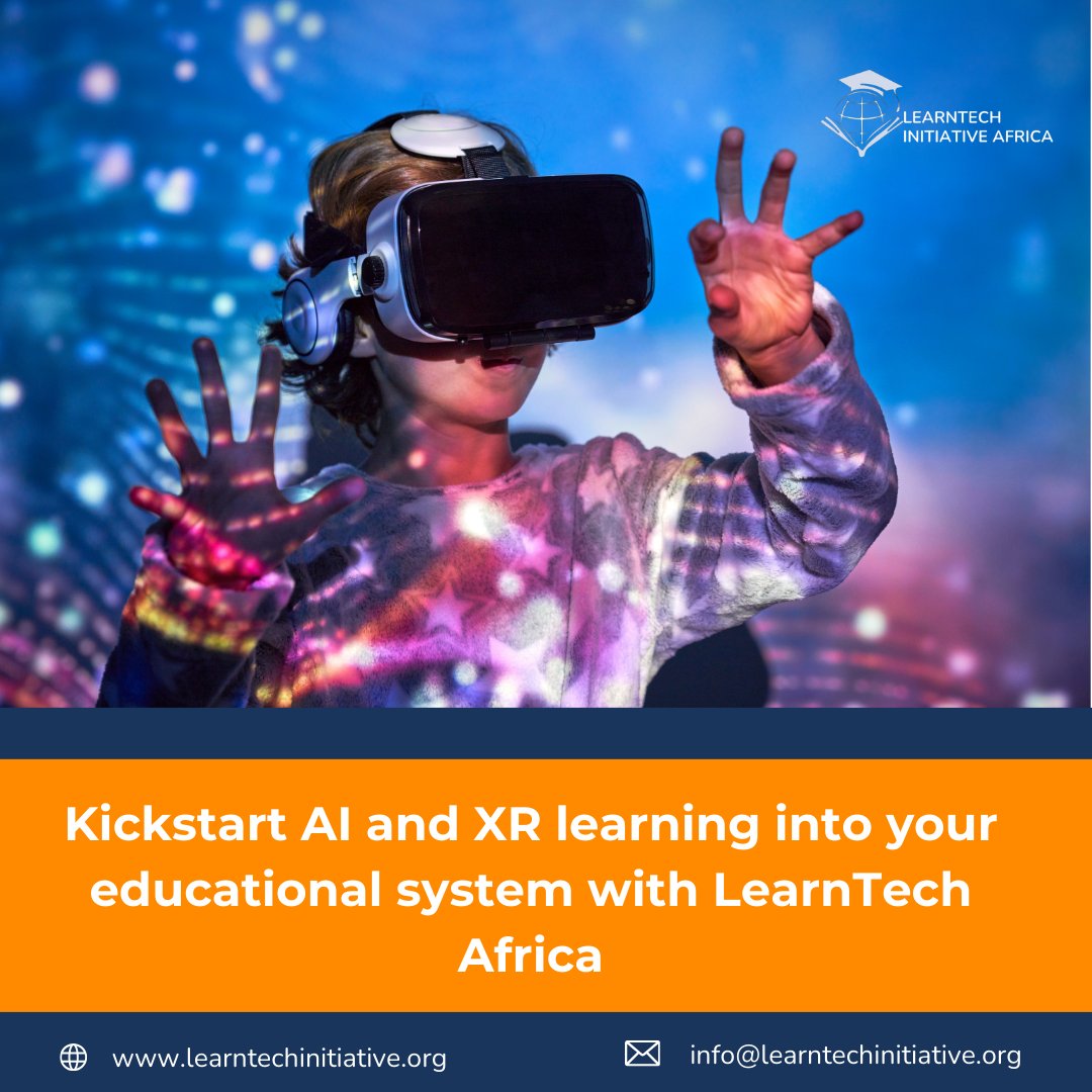 learntechafrica's tweet photo. Join us on this journey as we integrate AI and XR technologies into the educational section. The future is now!
#learntechafrica #edtech #xrtechnologies #aitools #educators #teachers #africaeducators https://t.co/1vLKd1WaDc