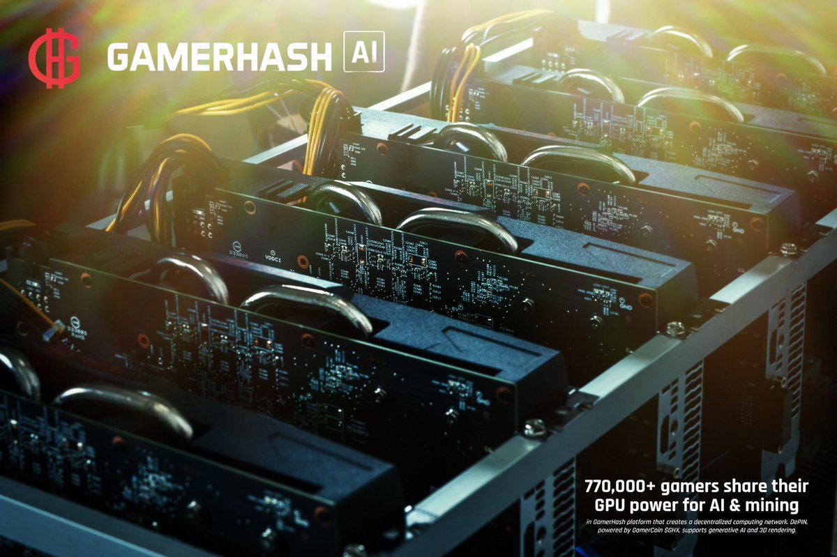 #GamerHash 

▪️Use your graphic card to mine ⛏ #BTC and other #Crypto with #GamerHash app

▪️Play&Earn 🎮 💰 
Earn extra funds by performing tasks in games

#GHX is the first licensed #EU 🇪🇺token for gamers 🎮

Useful Links 
▫️ gamercoin.com
▫️ gamerhash.com/en…