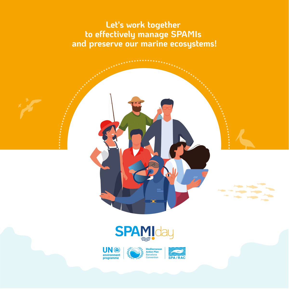 Today marks the start of the celebration of Specially Protected Areas of Mediterranean Importance! Over the next four weeks, we'll be discussing effective #SPAMI management and marine conservation. Stay tuned! #SPAMIday2024 #Act4Med