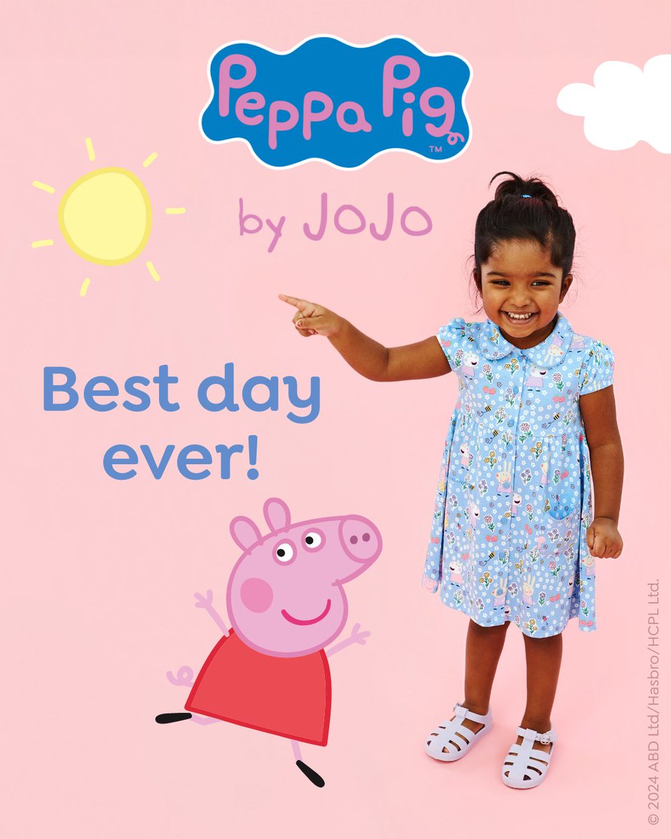 We are so excited to launch our very first Peppa Pig collection! 🐷💗 From dresses to dungarees, waterproofs to wetsuits, we’ve all you need for your little one to have the best day ever! Oink oink! bit.ly/3xDl213