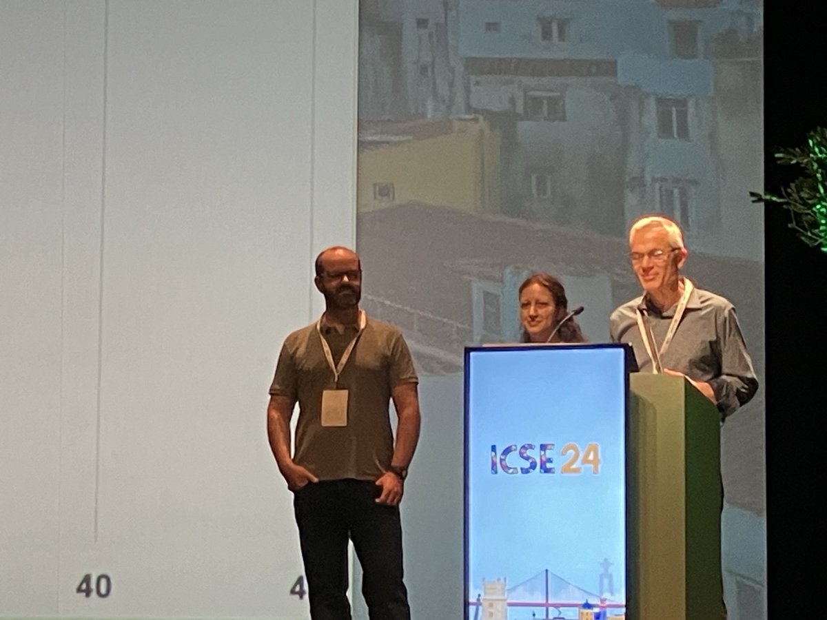 Andy Zaidman (@azaidman) on Twitter photo Opening of <a href="/msrconf/">MSR 2025</a> #msr2024 by <a href="/CoolSWEng/">Diomidis Spinellis</a> <a href="/sback_/">Alberto Bacchelli</a> <a href="/eleni_const/">Eleni Constantinou</a> Opening of <a href="/msrconf/">MSR 2025</a> #msr2024 by <a href="/CoolSWEng/">Diomidis Spinellis</a> <a href="/sback_/">Alberto Bacchelli</a> <a href="/eleni_const/">Eleni Constantinou</a>