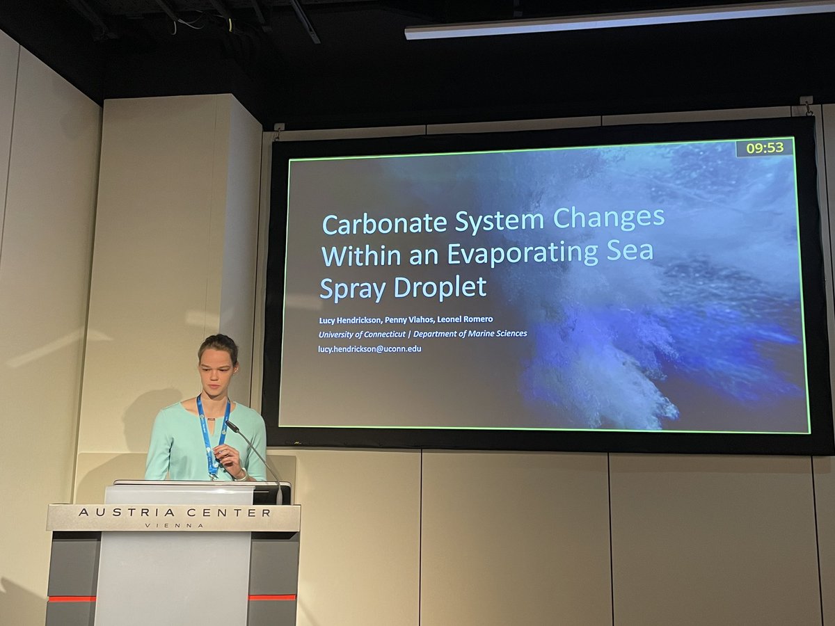 Novel study by #LucyHendrickson investigates the role of sea spray on carbon cycle. #EGU24 <a href="/SOLAS_IPO/">SOLAS</a>