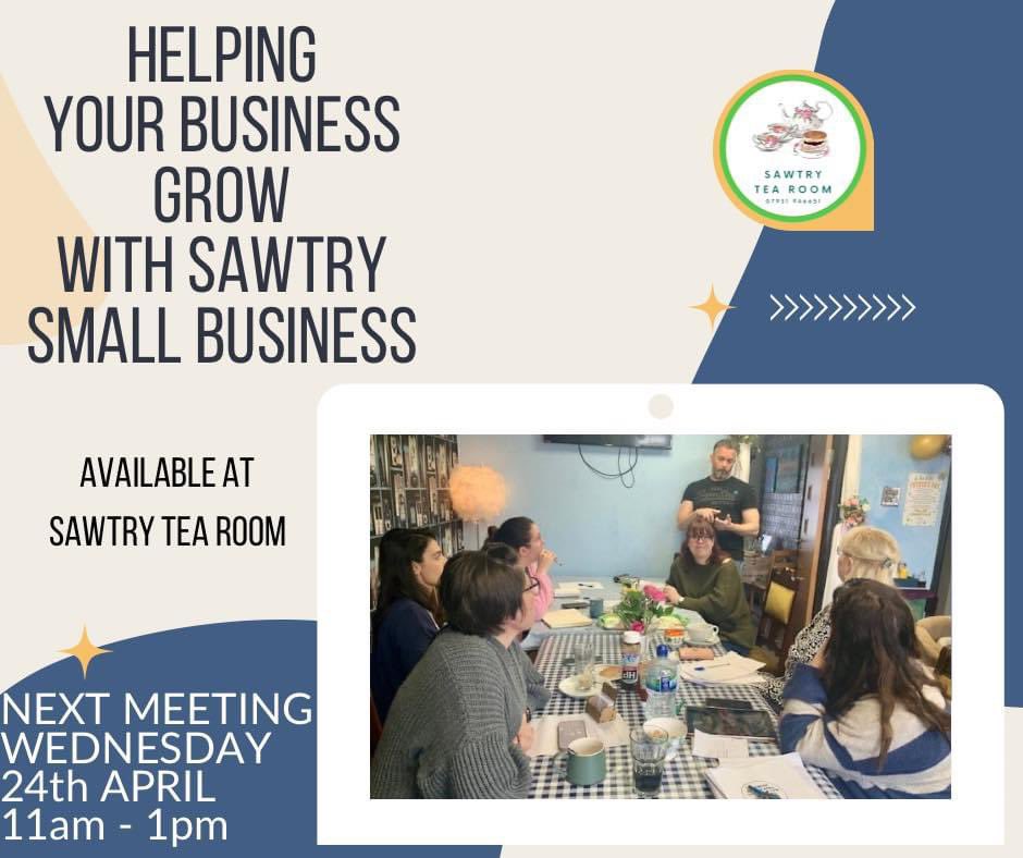 Join us for the Sawtry Small Business Brunch on April 24th This will be limited to 10 people, your space will not be secure until, payment is made. The ticket is £5, drinks & food are to be purchased at an additional cost. #SawtrySmallBusiness #sawtrytearoom ##NetworkingEvent