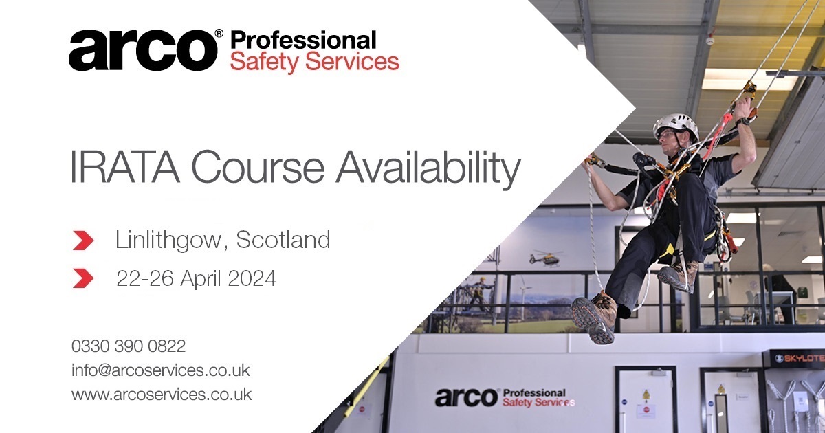 There are still spaces available on our five-day IRATA Rope Access training course. loom.ly/9ccrr1k ✏️ IRATA Rope Access 📅 22-26 Apr 24 📍 Linlithgow, Scotland Book today or contact us for more info on 0330 390 0822. #IRATA #RopeAccess #WorkingAtHeight #Training
