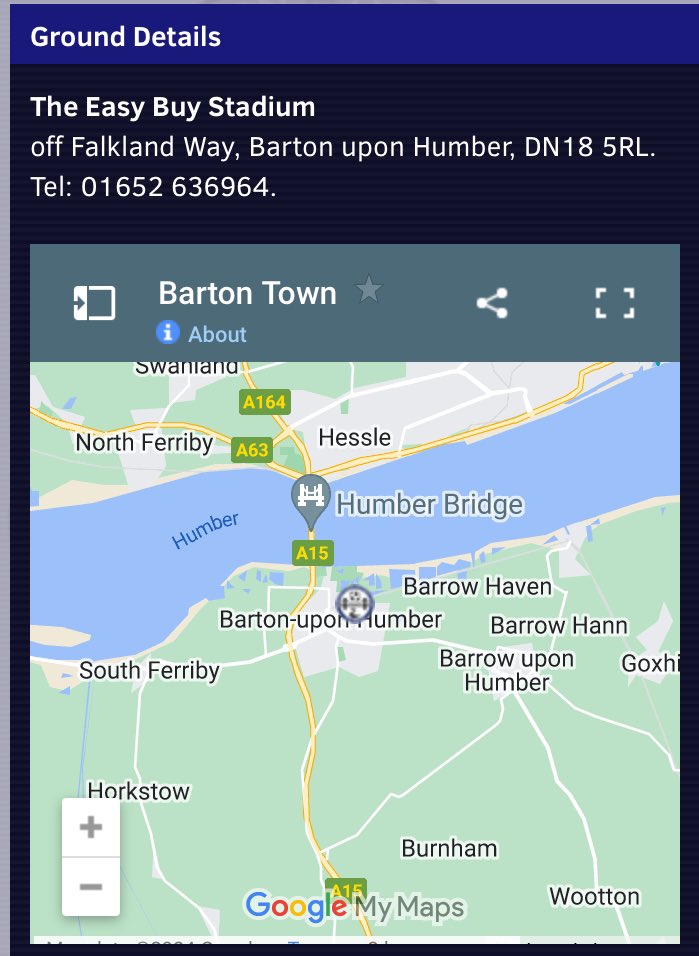 It’s been 10 days since our last action and we are due to end our season tomorrow evening away @BartonTownOB It’s a 19:45 KO Sadly the current deluge of rain & poor forecast won’t have helped Barton’s plight with pitch struggles so we will keep you informed ⬇️Ground details