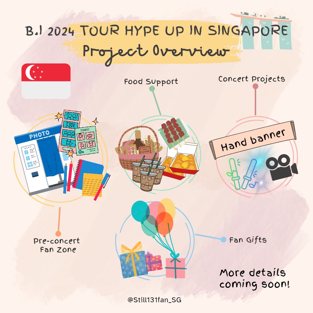 ❗️B.I HYPE UP IN SINGAPORE CONCERT FAN SUPPORT/PROJECT OVERVIEW 🗓 7 June 2024 | 7:30PM 📍 Capitol Theatre More details will be coming soon! . . . 🔗 Join our Hanbin SG tele chat: bit.ly/3lgsnsX #BI_HYPEUPinSG