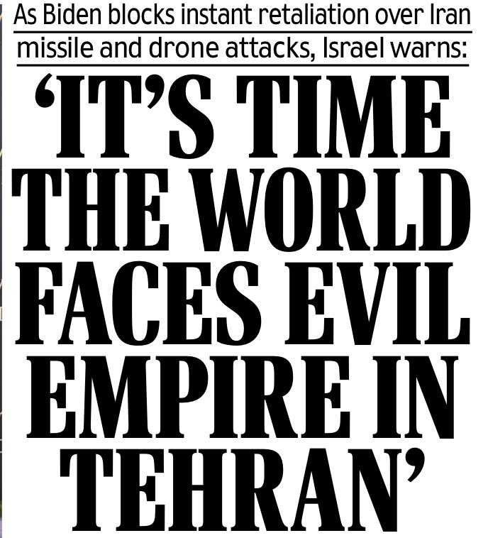 There was ‘reluctance’ in Westminster to announce the RAF’s involvement in downing the Iran missiles etc. I want a LEADER with backbone, with pride in our services. Not a cowering cowardly custard! Goodness if Putin did attack us will the white flag be flown in Number 10?