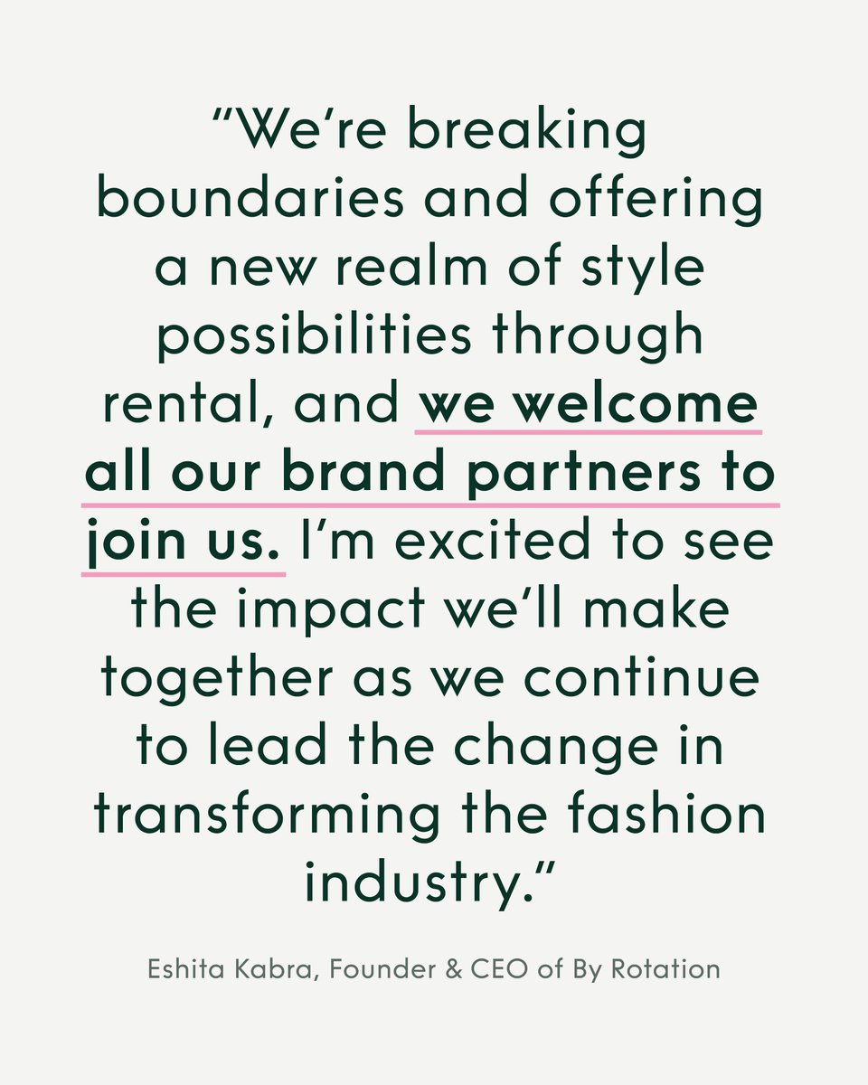 By Rotation, the social fashion rental app 💚♻️ tweet media