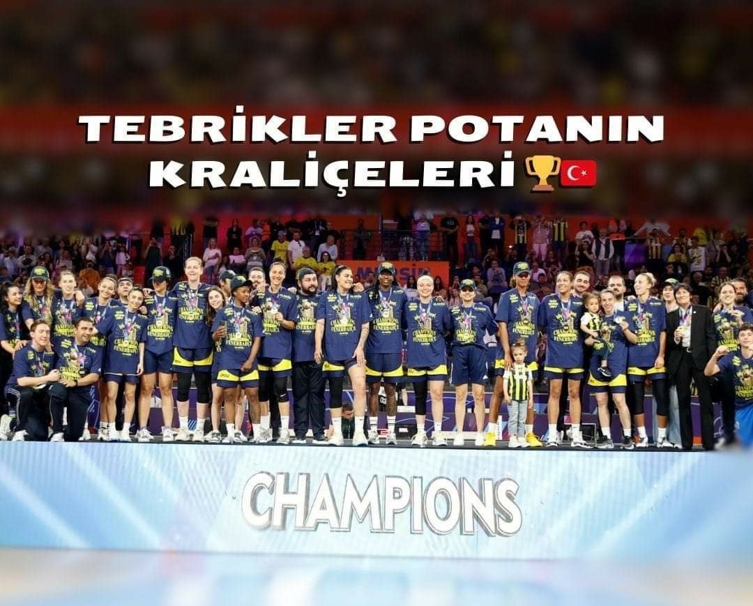 Avrupa Şampiyonu olan Fenerbahçe Kadın Basketbol Takımını tebrik eder, başarılarının devamını dilerim. #FenerbahçeKadınBasketbolTakımı