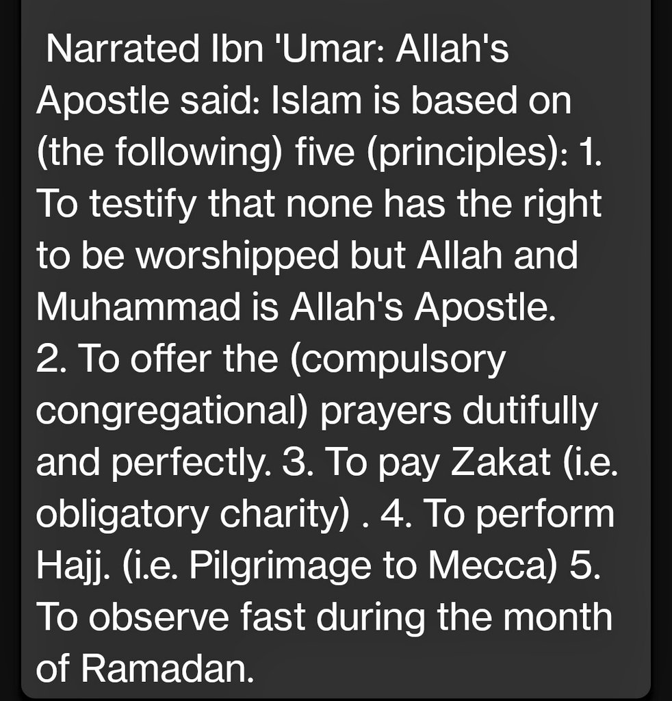 Hadith no.8 (Bukhari) 
#islam
#IranAttackIsrael 
#Iran 
#stockmarketcrash 
#الحرب_العالمية_الثالثة