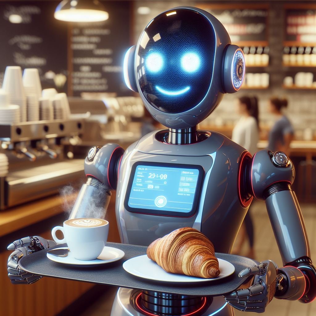 rismirez's tweet photo. @javilop Entiendo que es una broma con relación a cómo la IA generativa quiere o puede quitar el trabajo a humanos, con un ejemplo de como esto ya está pasando con un Robot/IA https://t.co/xbIoJsp8Gr