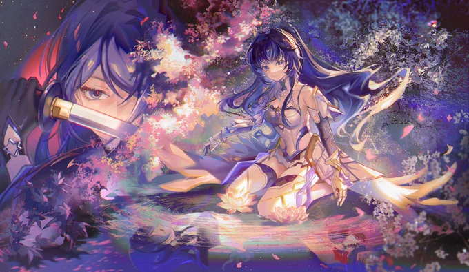 雷と花.#崩壊スターレイル #黄泉 #スターレイル #崩壊3rd #雷電芽衣 #雷電芽衣生誕祭 