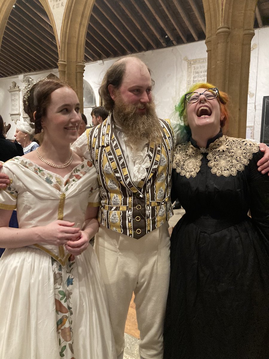 I spent Saturday in 1845 (though my dress is 1870s) for my dear friend’s wedding. I am so lucky to have friends who commit to the bit as fully as I do.