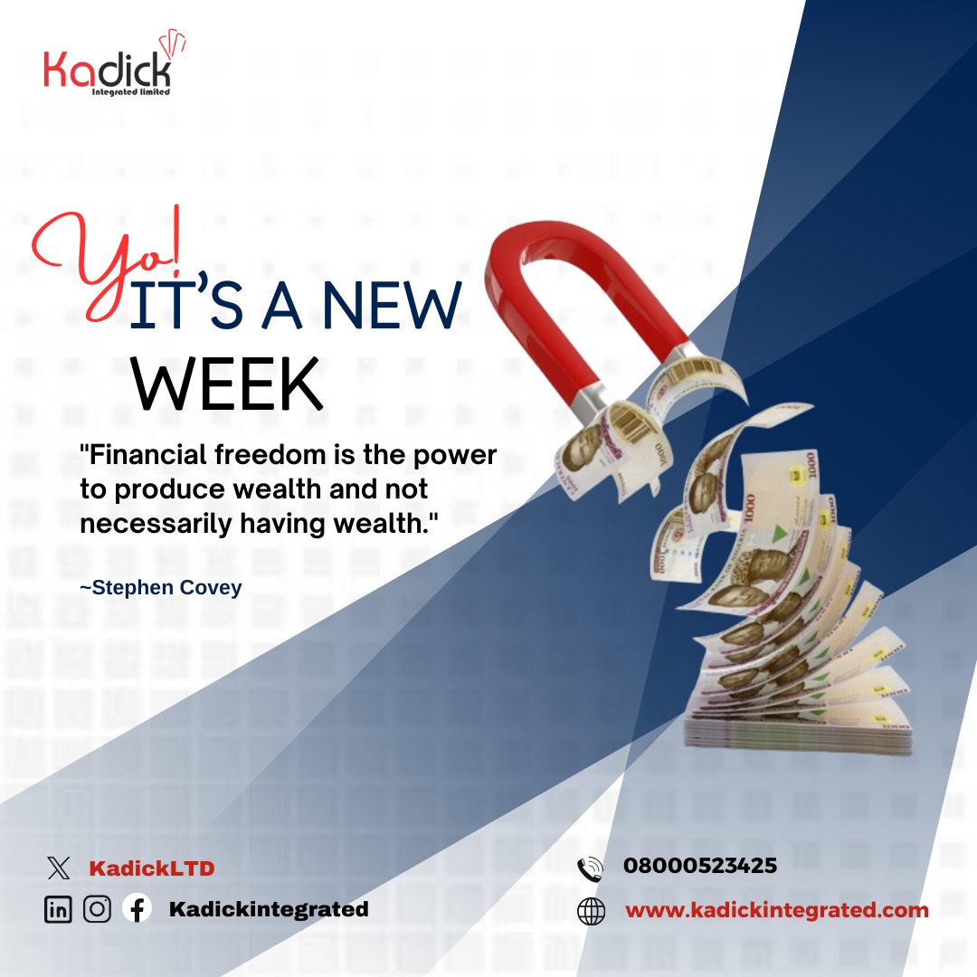 Monday , the start of a new week with brand new opportunities to enjoy all that life has to offer. Cheers 🥂

#newweek #happymonday #grinding #finances #keepthriving #kadickmoni #kadickintegrated #fintech #fintechcompany