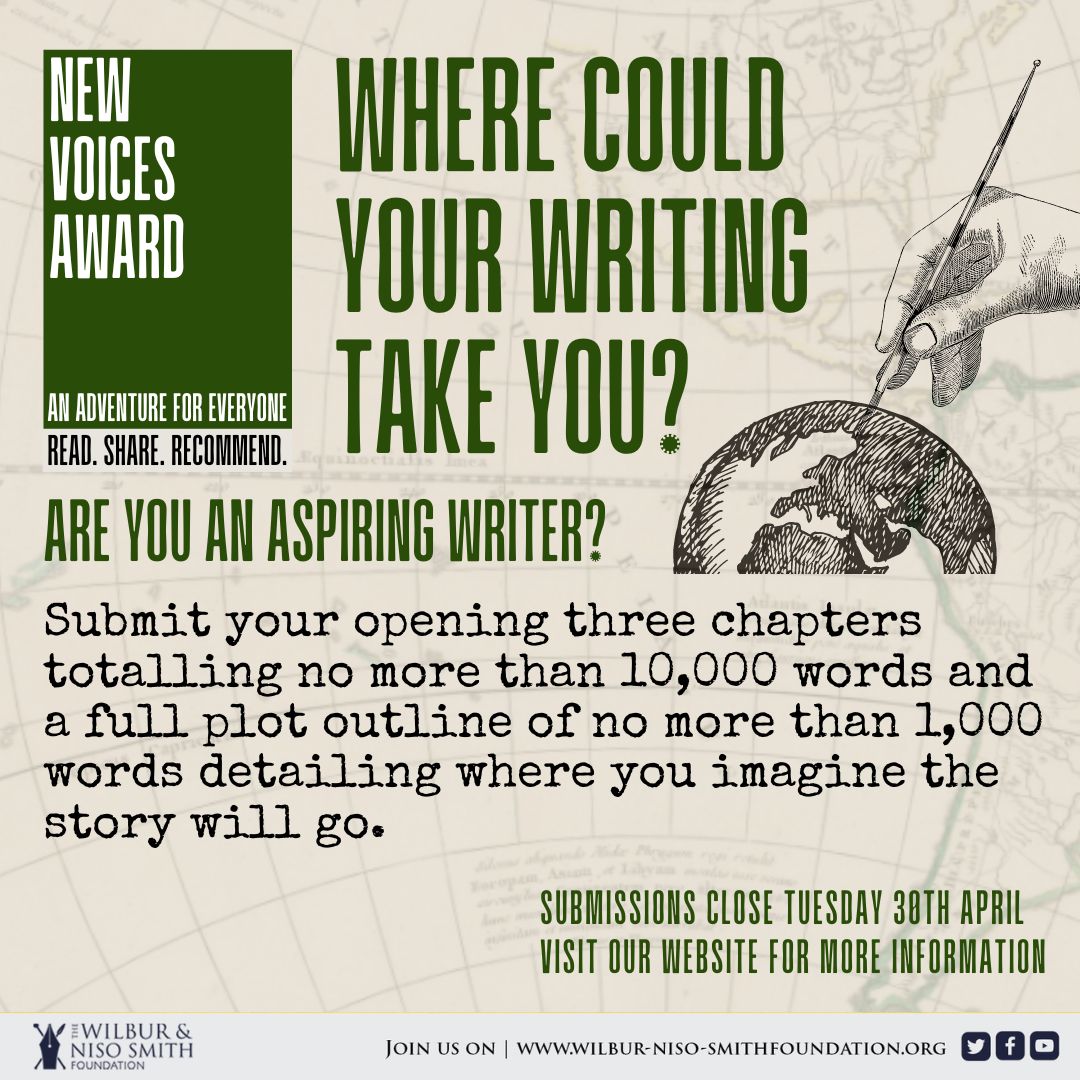 If you’re looking to kickstart your career in writing, why not enter @Wilbur_Niso_Fdn's #NewVoicesAward. You could win 1-to-1 mentoring, editorial guidance and consideration from @bonnierbooks_uk. More info here: bit.ly/3yZUap8 #WritingCompetition #AdventureWriting