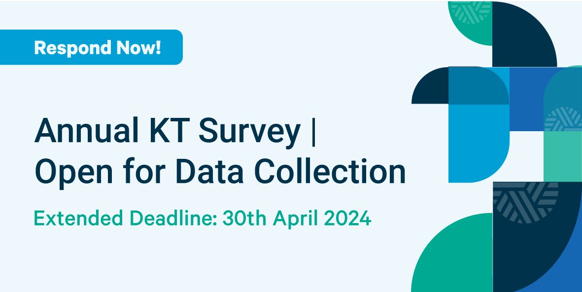 Ready to make a difference? The ASTP Annual #KT Survey FY 2022 deadline has been extended to April 30th, 2024!

Boost the spotlight on #knowledgetransfer in #Europe, respond now 👉 bit.ly/46DUgkJ

#astp4kt #TT #KE #technologytransfer #knowledgexchange