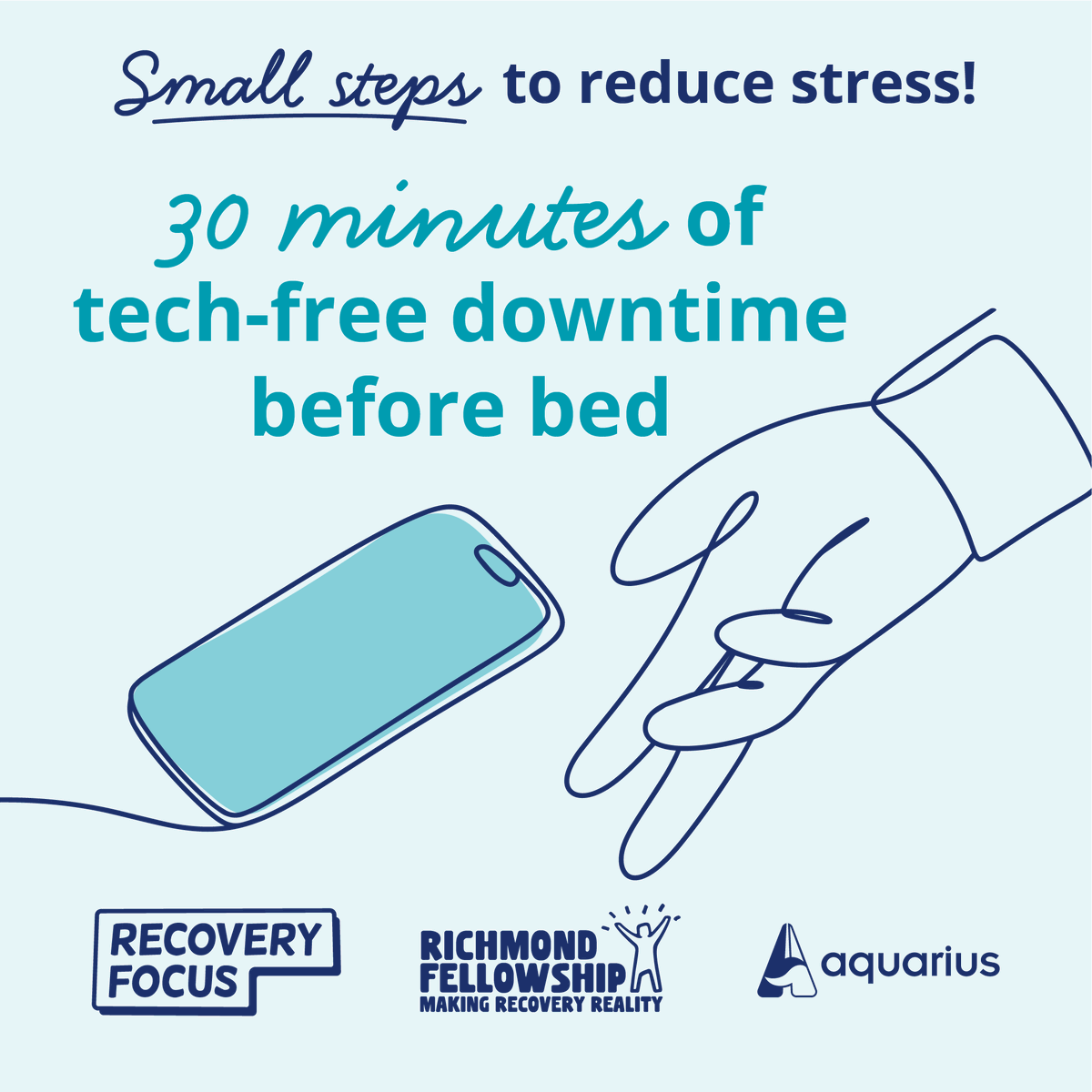 With a digital world at our fingertips, tech overconsumption can add to our stress 📱 Think about setting limits when it comes to your screen time or delete the apps you know leads to “doomscrolling” #LittleByLittle #StressAwarenessMonth