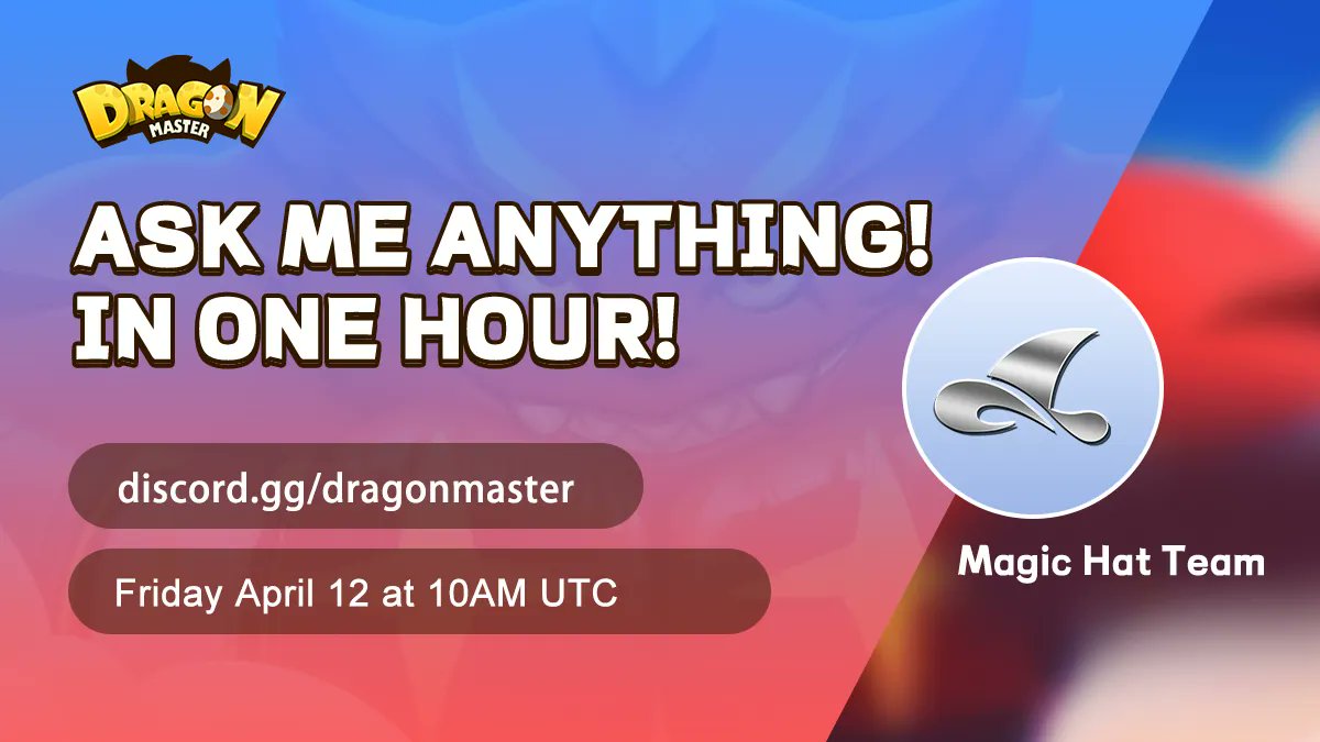 Missed our latest AMA?🤔 Here are the highlights: 🎮Recent progress and plans 😍New Special Dragon 🔥Optimize synthesis gameplay Catch up on all the insights from the #DragonMaster Community AMA on Apr 12, 2024. 👇 dragonmaster.medium.com/dragonmaster-c… #web3games #P2E #dragonmaster