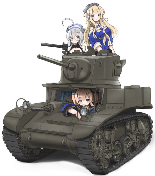 フレッチャー級とM3A1スチュアート 