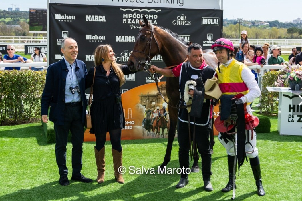 La semana pasada hemos dicho adiós a uno de nuestros 'viejos', uno de nuestros 'guerreros'! Desde 2018 que estaba con nosotros, Arenal. Nos ha dejado rumbo hacia una nueva etapa, la jubilación!! Muchas gracias por todo campeón @HipodromoMadrid @aozcariz @StaminaTurf