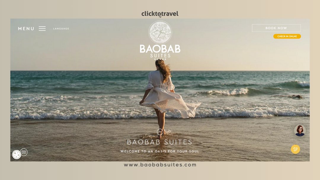 ¡Ya esta colgada la nueva web de @baobabsuites!✨

¿Te gusta lo que ves?¡¡¡Visita nuestra pagina y descubre el resto de proyectos!!! clicktotravel.es/es/proyectos/

#click2travel #clicktotravel #baobabsuites #canarias #diseñoweb #marketingonline #agenciadigital