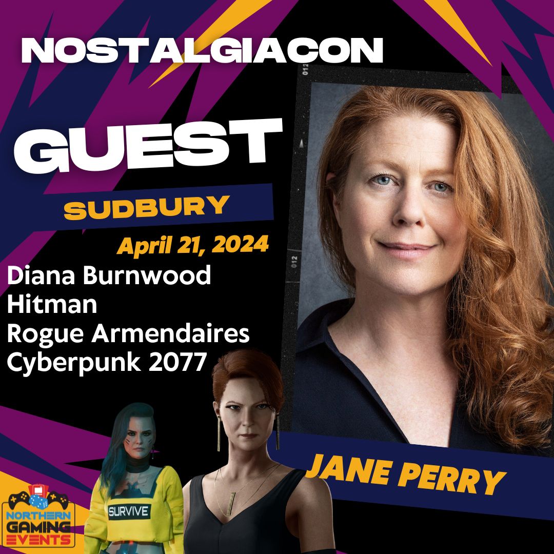 Dear fellow Canadians! I'm coming home to the Motherland 🇨🇦for my FIRST EVER Comic Con. Agent 47 and I will be at Nostalgia Con SUDBURY, April 21st, to meet the splendid fans of @Hitman for a little chat, a little signing and maybe even a little Hitman merchandise. Yay! Please