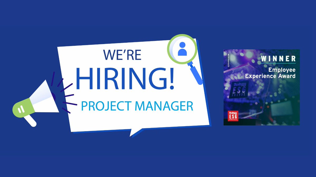 Great news! We are adding to our team once more as we are currently seeking a dynamic Project Manager to work across a range of projects, incl leading the management of a large, EU-funded project researching and delivering #RenewableEnergy. To apply, visit bit.ly/4awVeCf