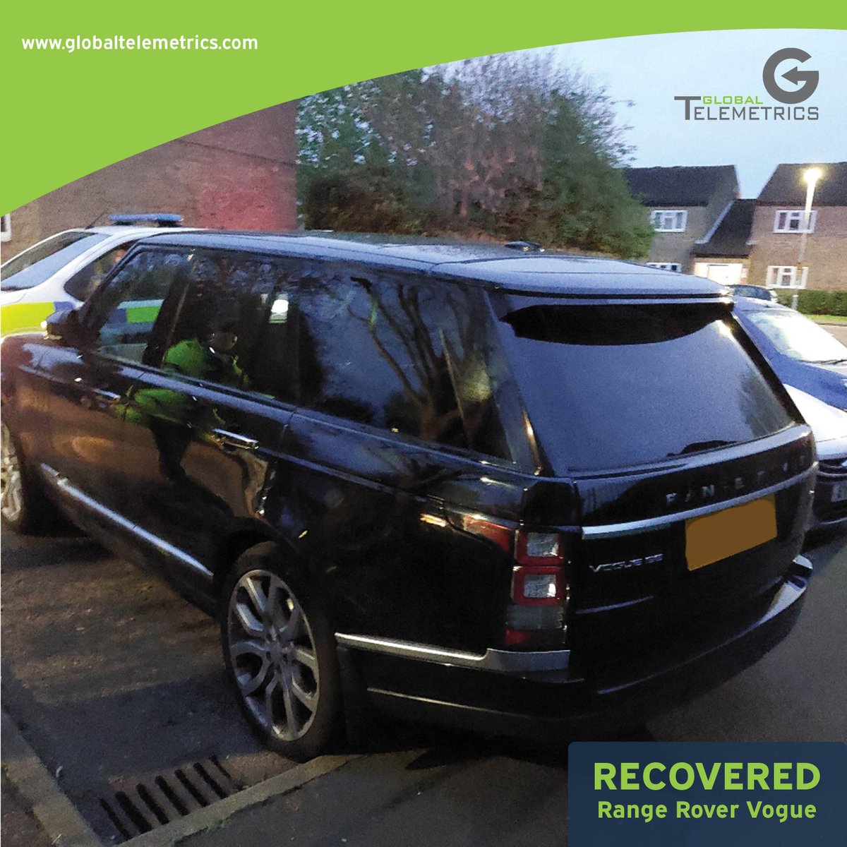 Taken from our customers driveway by relay theft in the early hours of the morning, this Range Rover Vogue was recovered in under 90 minutes by our Repatriations Team and the police.

#DisruptingCriminality #ItPaysToInvestInSecurity #ProtectWhatsYours #RangeRover #Vogue…