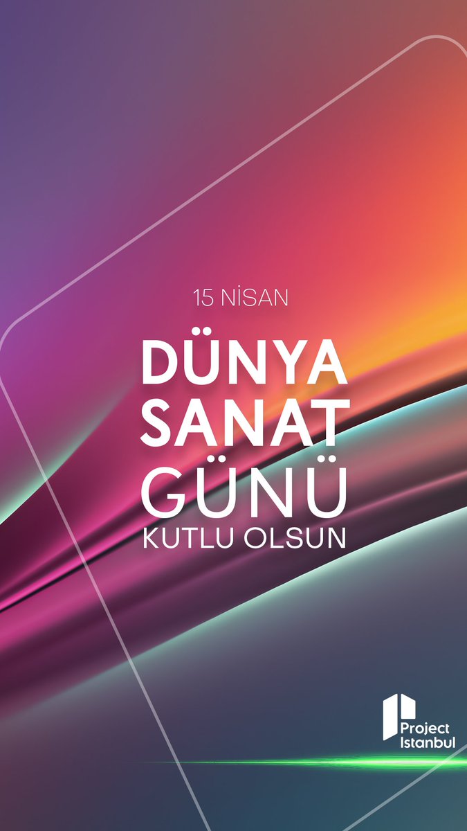 Projectlstanbul's tweet photo. Sanata gönül veren herkesin yolu, yaratıcılıkla dolu bir dünyaya açılır. 🌟 Bugün, sanatın ışığında yürüyen herkese selam olsun! Dünya Sanat Günü'nüz kutlu olsun! 🎨✨ #DünyaSanatGünü #Sanatınİzinde #Yaratıcılık https://t.co/Cw30QDr29l