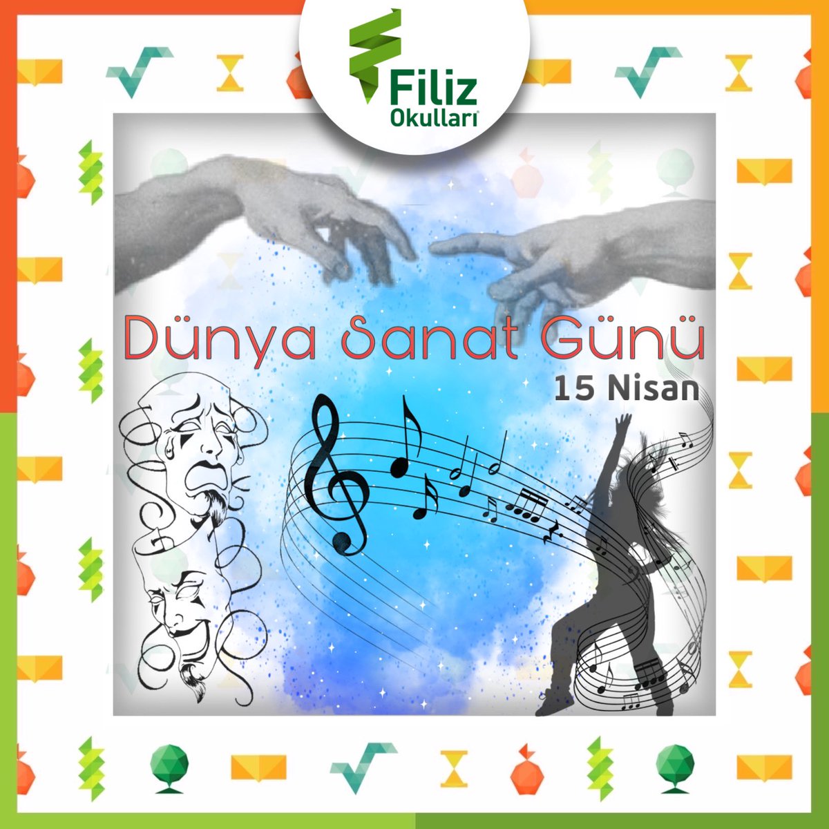 filizokullari's tweet photo. 15 Nisan Dünya Sanat Günü Kutlu Olsun. #upsd #art #artday https://t.co/q5VnTzSGu3