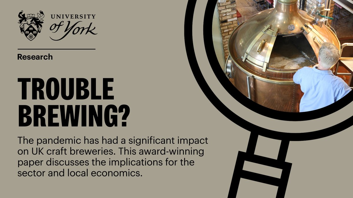 Best Paper Award 2024 by @regstud 🏆 Congratulations go to @NWaehning and the authors of 'Brewing at the time of Covid: the impact of the pandemic crisis on UK craft breweries and its implications for the sector and local economies'. Read more here: regionalstudies.org/news/2024-regi…