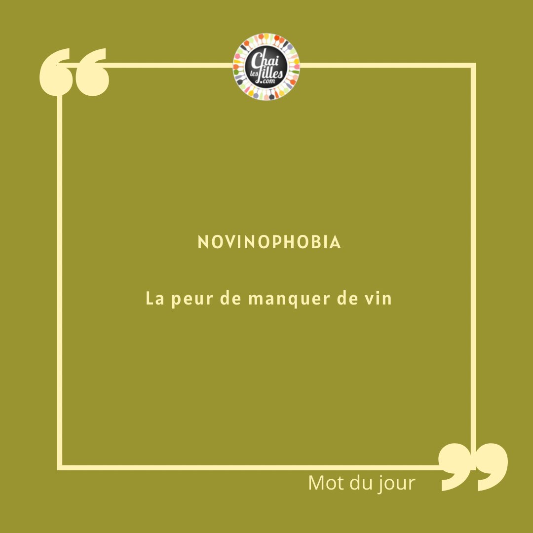 Mot du jour #novinophobia : 

la peur de manquer de #vin 😱🍷❌

Pas en notre nom ! 

Nous nous battrons pour que vous n’ayez JAMAIS à traverser cette épreuve ! 

Ensemble, 🤚🏼 dans la 🖐🏼 , nous ferons une chaîne de #boxdevinsdevigneronnes pour venir jusqu’à vous ! 😁