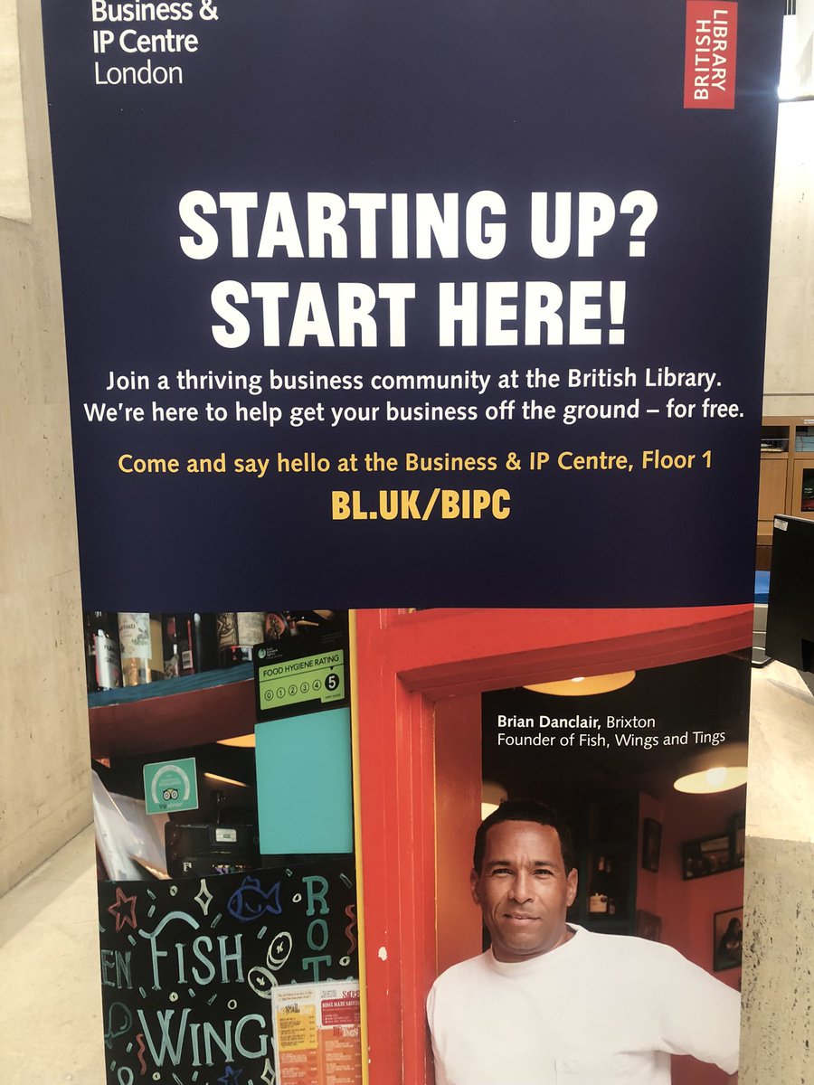 On my way to the Business and IP Centre at The British Library to provide one-on-ones to four aspiring entrepreneurs, as part of their Mentoring Support Programme @britishlibrary @BIPC