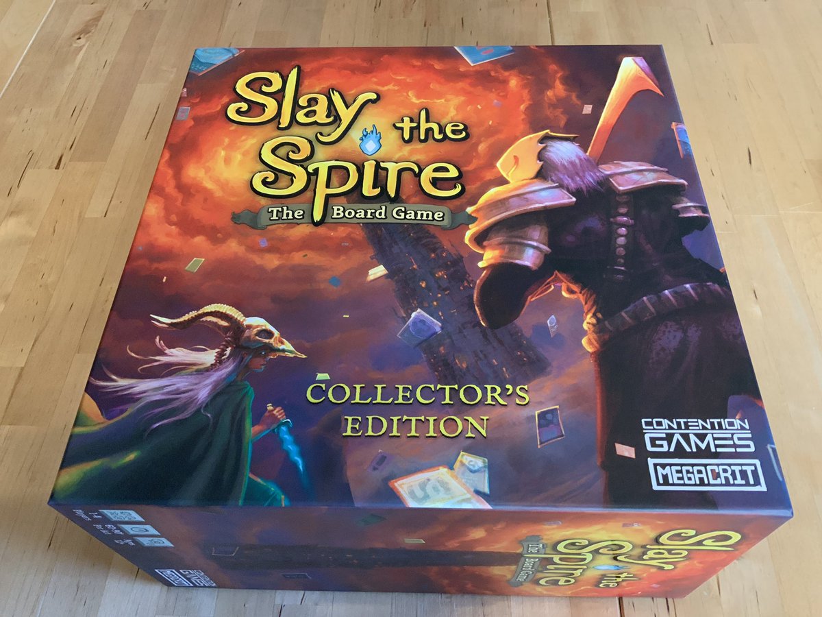 SchadenfreudeEx's tweet photo. Join me today as I play Slay the Spire - The board game today at 7pm UK time. Played the 1st act yesterday and find out what I thought tonight as I show you the game. https://t.co/YrwmVyXpyW