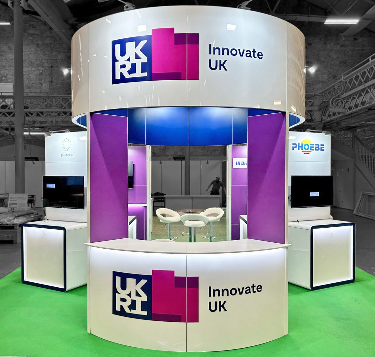 This weekend we were at RDS Dublin installing the Innovate UK stand for the TRA (Transport Research Arena) Conference. TRA is the foremost European #transport event that covers all transport modes and all aspects of #mobility. #TRA2024 takes place in #Dublin on 15-18 April 2024