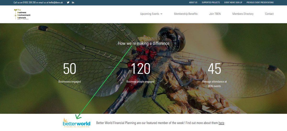 Congratulations to our TBEN member of the week Better World Financial Planning, <a href="/alasdaircb/">A Coutts-Britton</a> 

Better World Financial Planning is a financial advice firm focused on recommending investment solutions within pension and investment planning.

Read more: tben.uk/members/better…