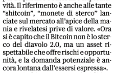 "monete di sterco" non l'avevo mai sentito :D

(su Affari &amp; Finanza - La Repubblica di oggi)