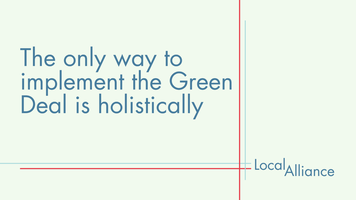 ➕70% of the #EUGreenDeal are implemented in cities! For this, they need support. We are proud to form the #LocalAlliance with 7 #local & regional government networks to send a 💪message to EU leaders: Move the #GreenDeal forward. 👉Read our joint letter: shorturl.at/kpqKU