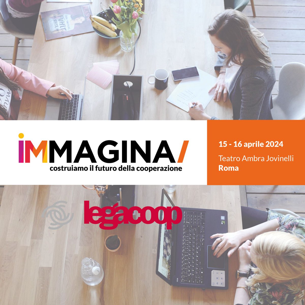 "Un nuovo patto: cooperare per innovare tra cooperative, per costruire un nuovo futuro. Insieme".
Oggi e domani al Teatro Ambra Jovinelli di #Roma

Qui il programma👇
immagina.legacoop.coop