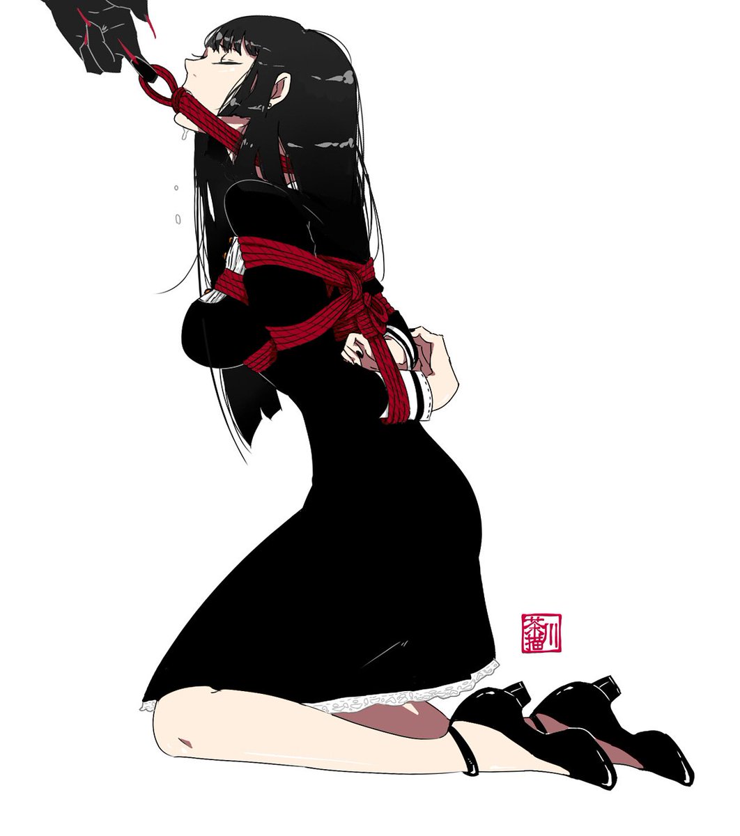 chagwabyo's tweet photo. 「誘惑」＃楽描茶 https://t.co/WllER01G8f