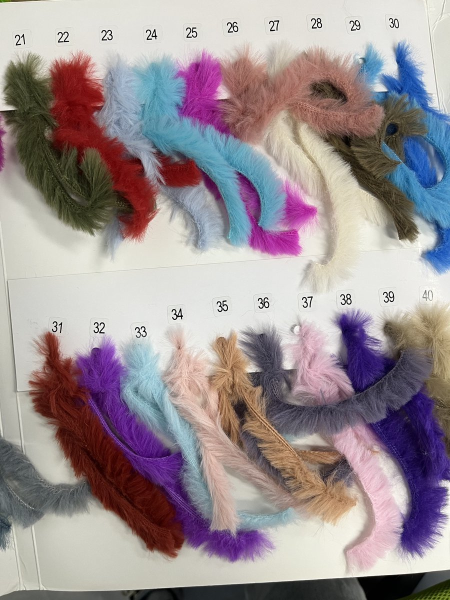 lnushxin1's tweet image. We are excited to introduce our collection of high-quality fur yarns! Our color card showcases an array of beautiful shades, and we also offer customized color options to meet your specific needs. 
#FurYarn #ColorCard #CustomizedColors #WholesaleSuppliers #QualityProducts