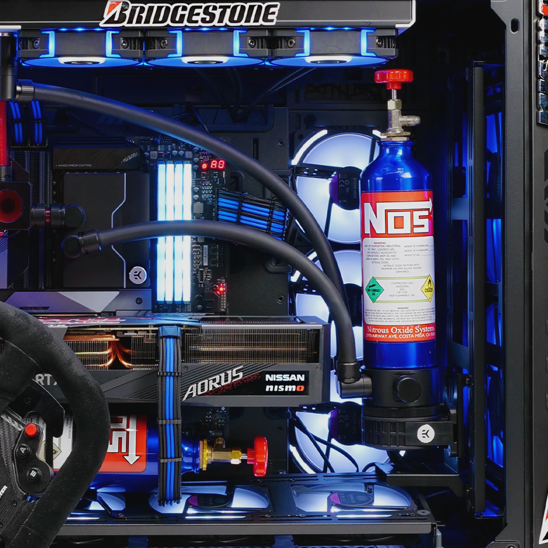 Nissan GT-R inspired PC build featuring our insane AORUS GeForce RTX 4090 MASTER #aorus #gigabyte #pcmod #moddedpc #gtr #nissangtr #car #racingcar #pcmr #pcgaming #gamingpc #needforspeed #moddingmonday #custompc #pcbuild 🛠️📷 @Battlerigs