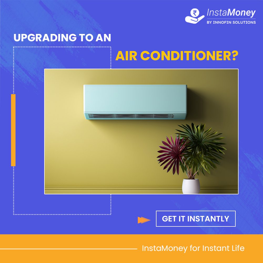 Make this summer a breeze with a new air conditioner. InstaMoney, your go-to financial partner, offers quick cash loans for all your home upgrades. #InstaMoney #LiveYourLife #QuickLoans #FinancialFreedom #InstantLoans #InstaMoneyForInstantLife #Fintech #LoanApp #PersonalLoan