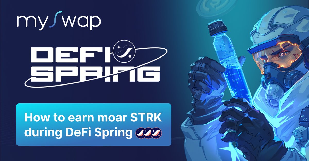 mySwap - Starknet AMM tweet media